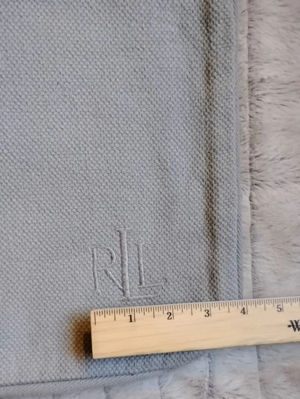Lauren RL Neutral Gray Pillow cover -High Quality Textured Home Accent